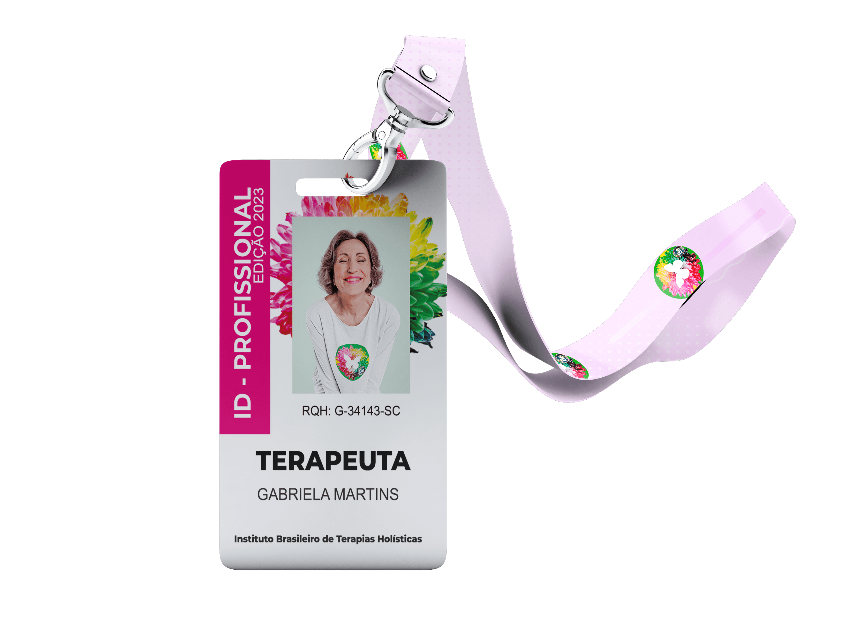 Registro Profissional / Carteirinha / Crachá Terapeuta Holistico Digital