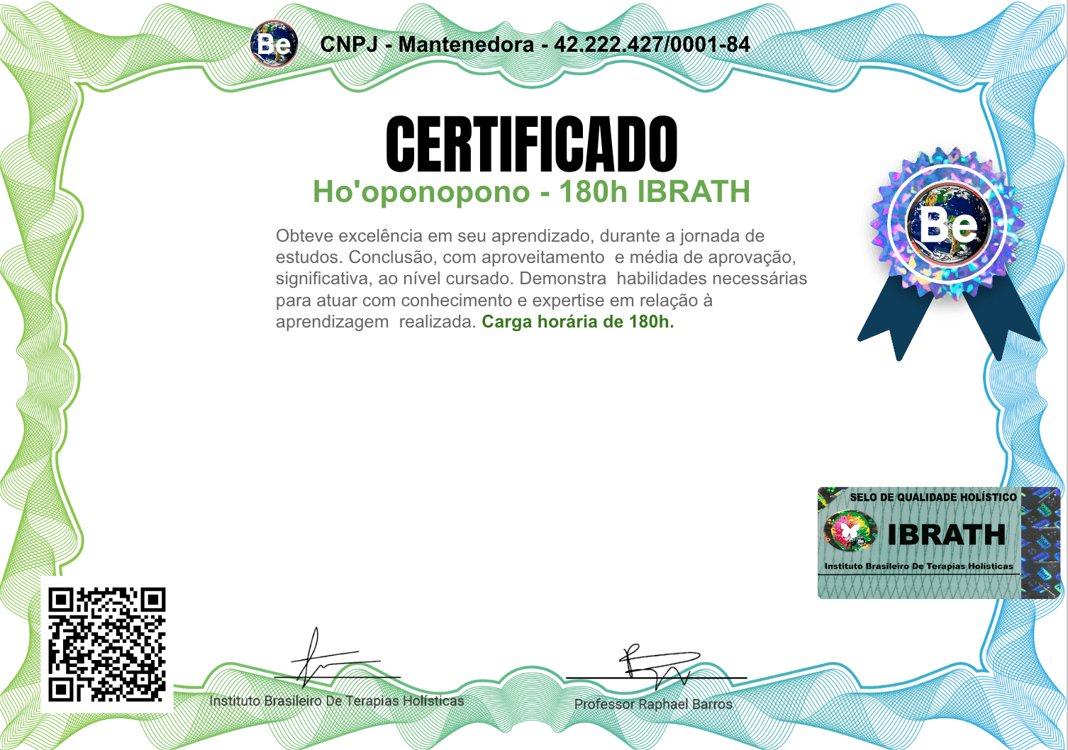 Curso de Formação Ho'oponopono ®