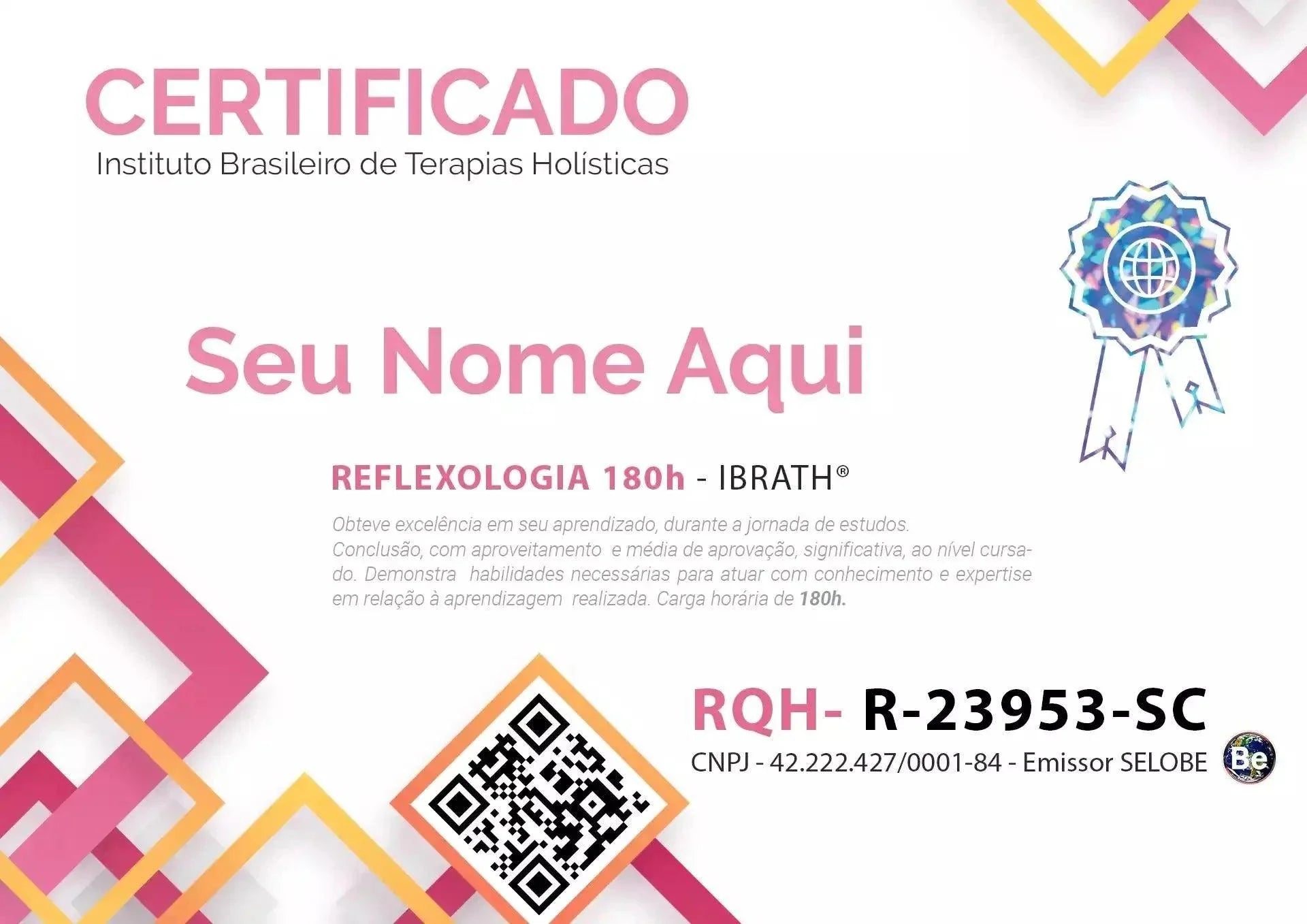 Curso de Formação Profissional Terapia Holistica +70